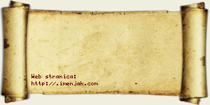 Kristina Sredojević vizit kartica